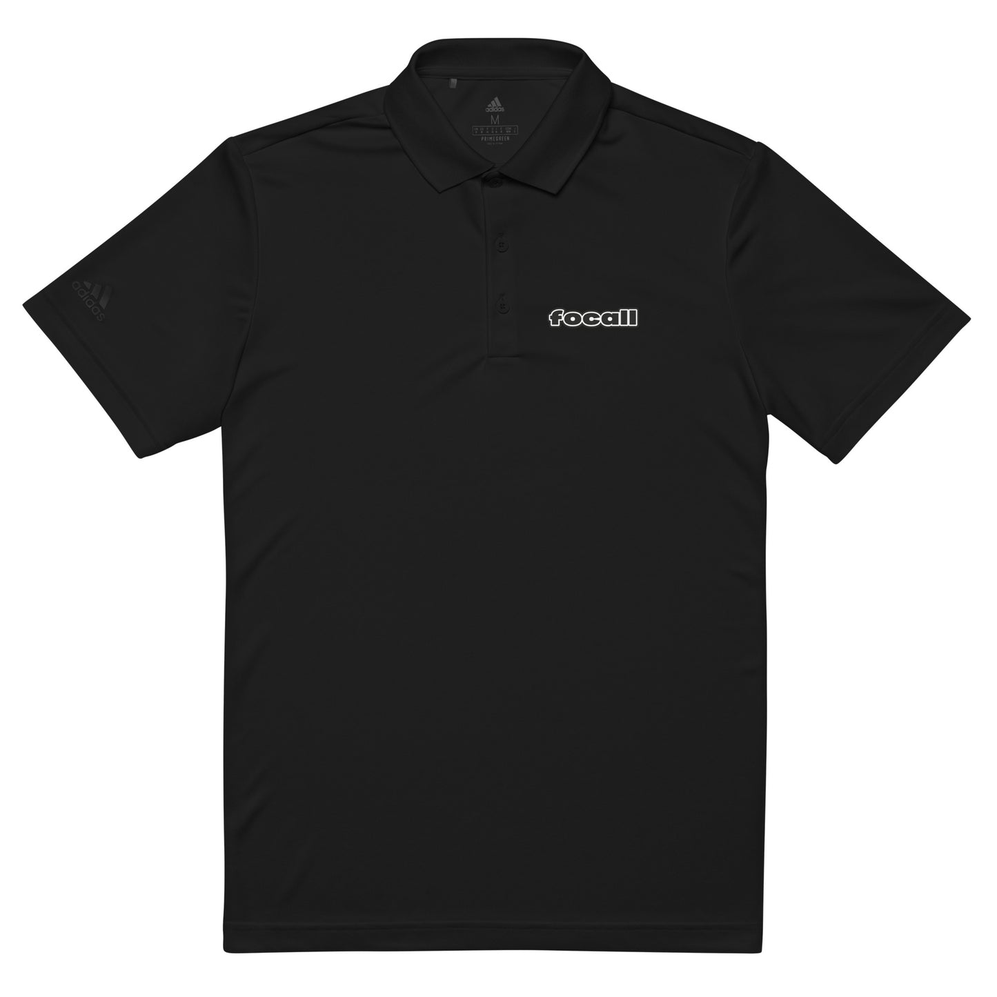 FOCALL® x Adidas Premium Polo Shirt | Men | Focall Logo - Black Letters