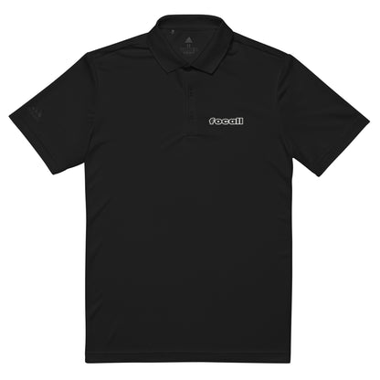 FOCALL® x Adidas Premium Polo Shirt | Men | Focall Logo - Black Letters