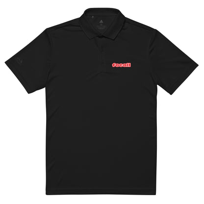 FOCALL® x Adidas Premium Polo Shirt | Men | Focall Logo - Red Letters