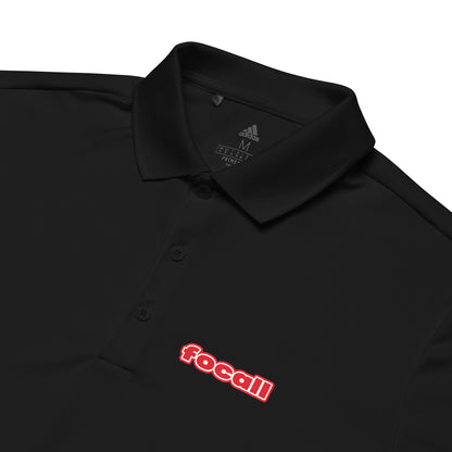 FOCALL® x Adidas Premium Polo Shirt | Men | Focall Logo - Red Letters