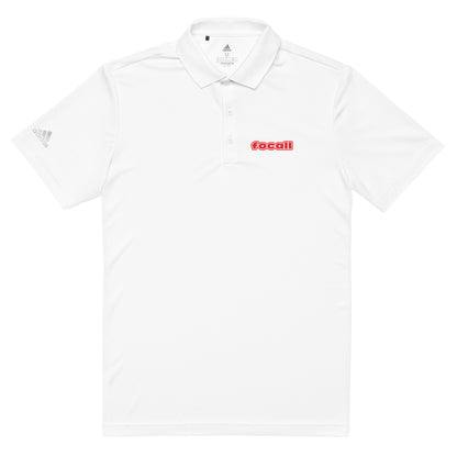FOCALL® x Adidas Premium Polo Shirt | Men | Focall Logo - Red Letters