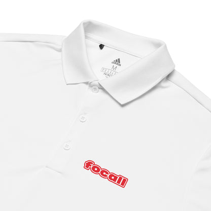 FOCALL® x Adidas Premium Polo Shirt | Men | Focall Logo - Red Letters