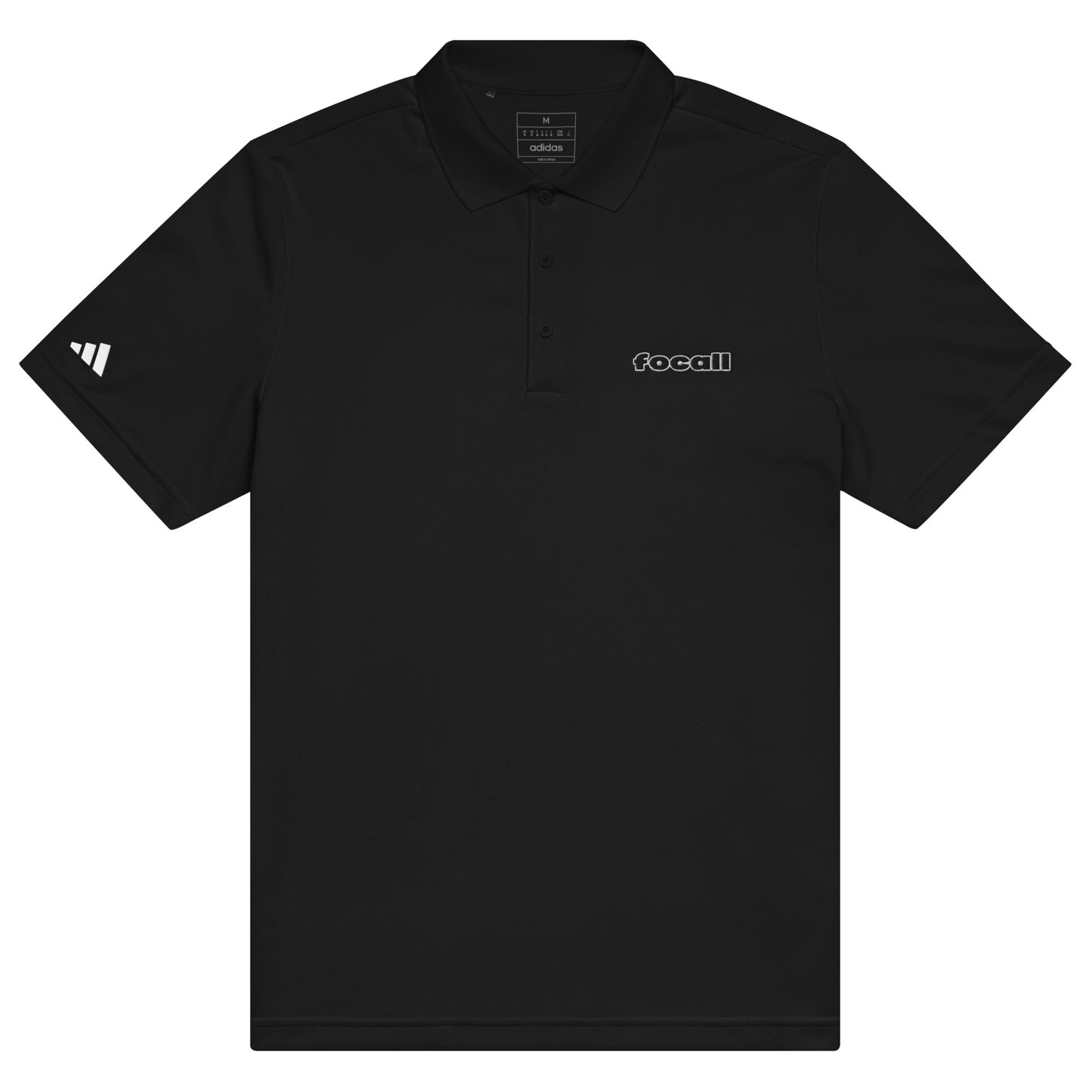 FOCALL® x Adidas sport polo - Unisex - Focall Logo - Black Letters