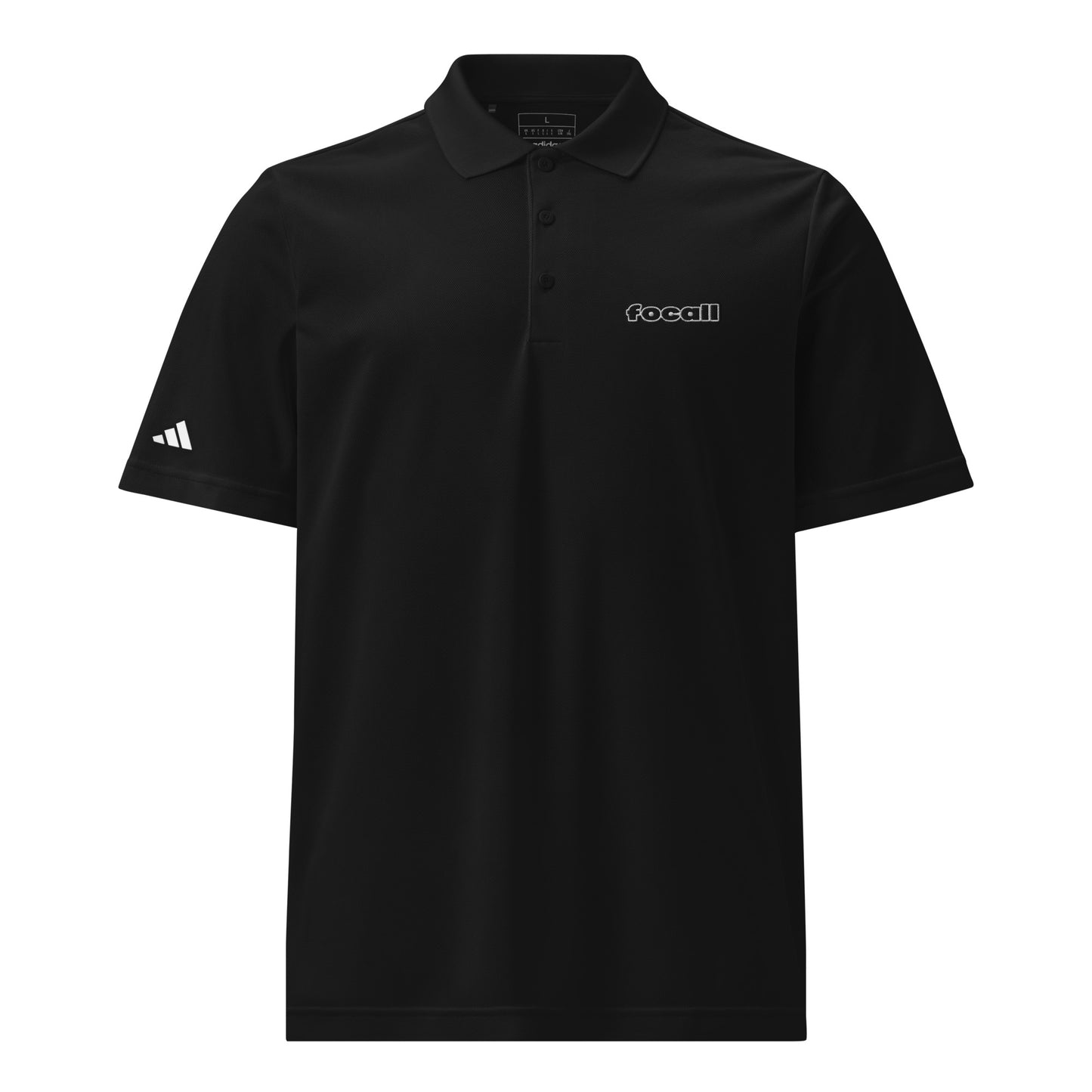 FOCALL® x Adidas sport polo - Unisex - Focall Logo - Black Letters