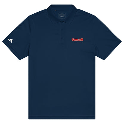 FOCALL® x Adidas sports polo | Unisex | Focall Logo - Red Letters