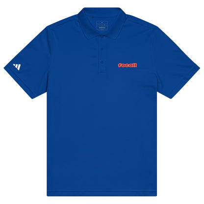FOCALL® x Adidas sports polo | Unisex | Focall Logo - Red Letters