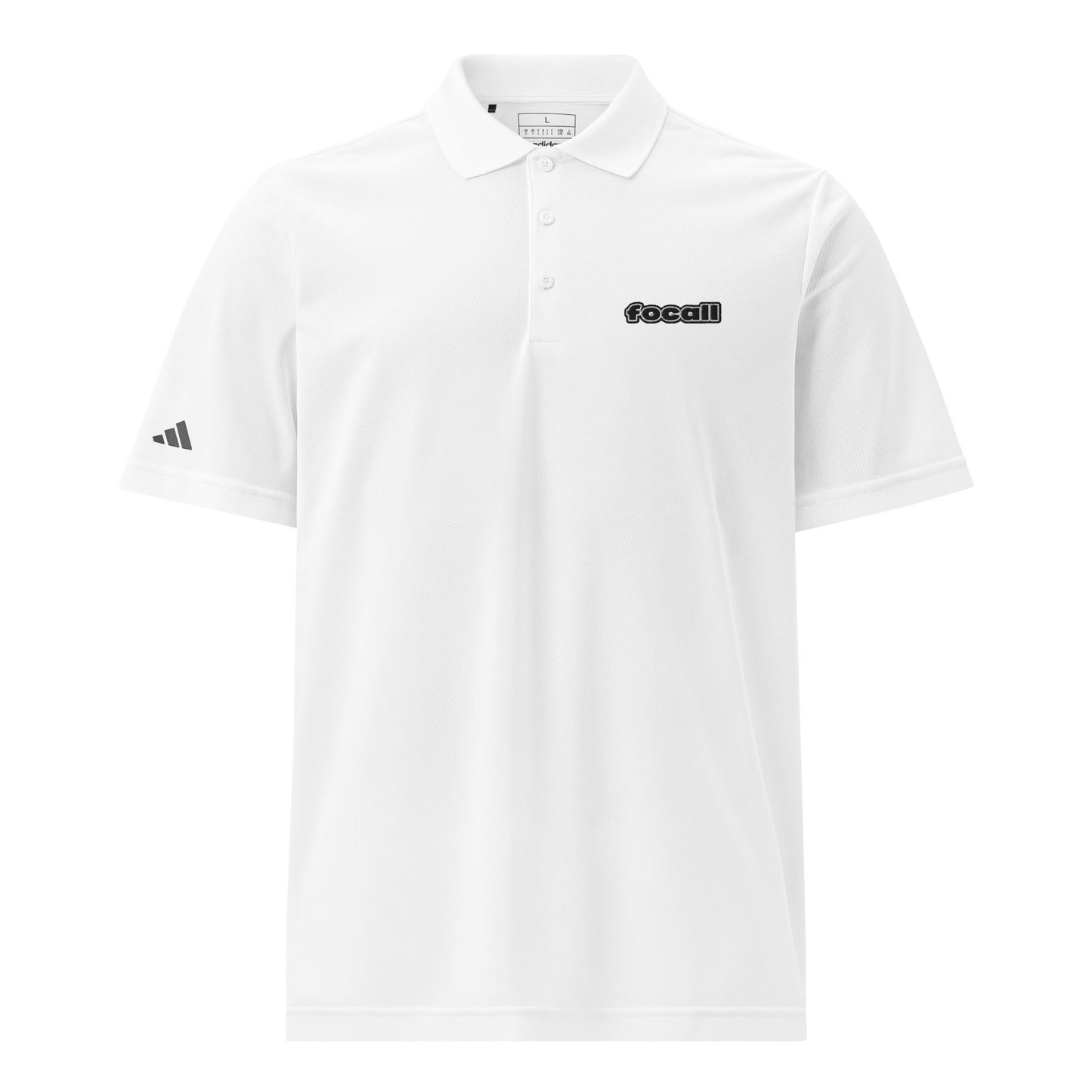 FOCALL® x Adidas sport polo - Unisex - Focall Logo - Black Letters