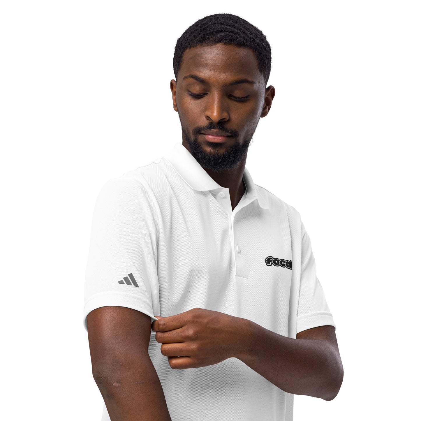 FOCALL® x Adidas sport polo - Unisex - Focall Logo - Black Letters