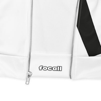 Unisex Bomber Jacket | All-over print | Focall - Cross - White Black 