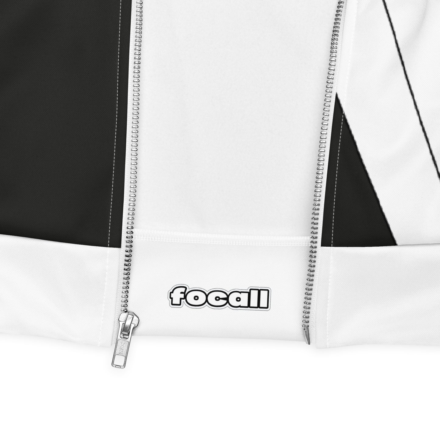 Unisex Bomber Jacket | All-over print | Focall - Cross - Black White