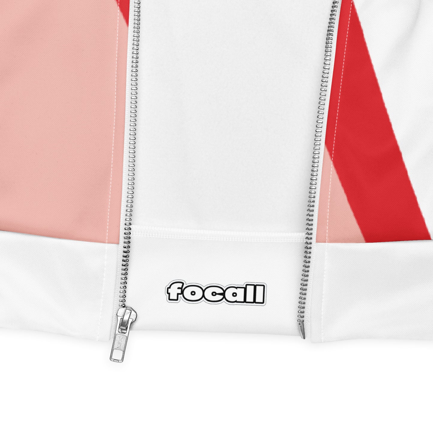 Unisex Bomber Jacket | All-over print | Focall - Cross - Salmon Red