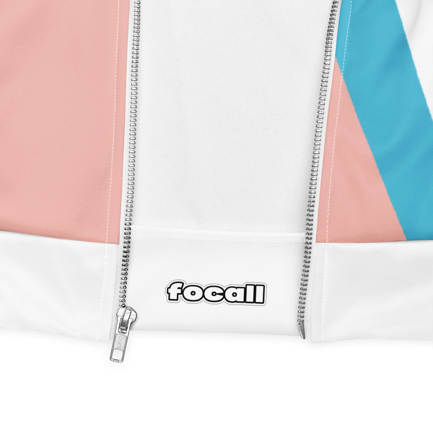 Unisex Bomber Jacket | All-over print | Focall - Cross - Salmon Blue