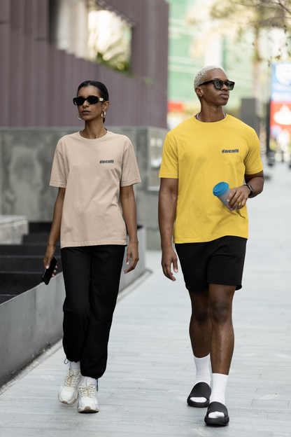 Classic Unisex Crew Neck T-Shirt | Back | Let's give God the glory - White letters