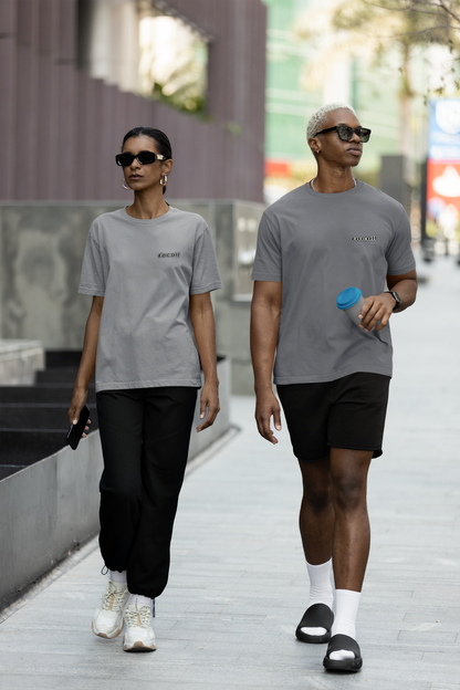 Classic Unisex Crew Neck T-Shirt | Back | Let's give God the glory - White letters