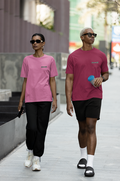 Classic Unisex Crew Neck T-Shirt | Back | Let's give God the glory - White letters