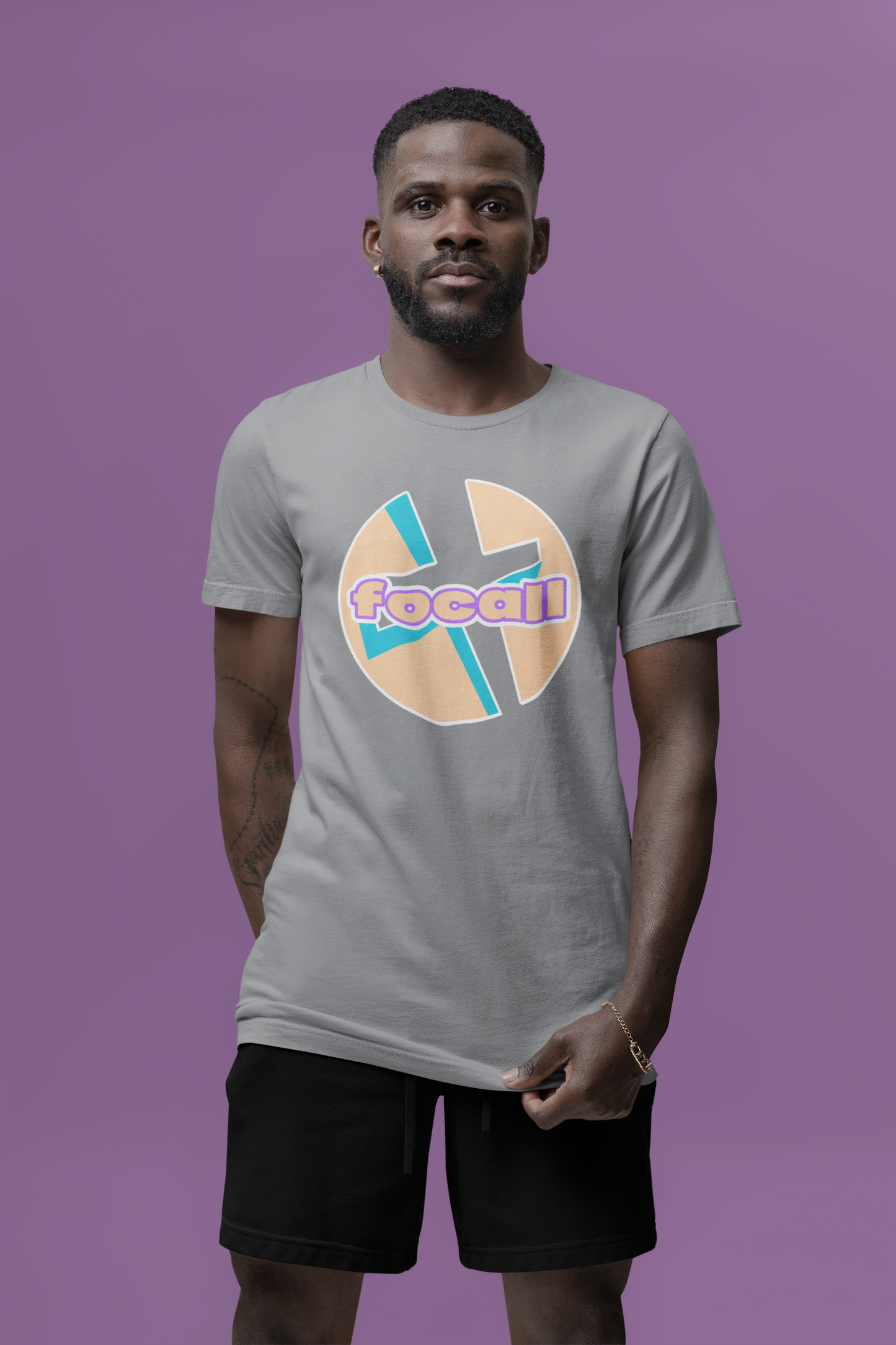 Classic Unisex Crew Neck T-Shirt | Focall Cross