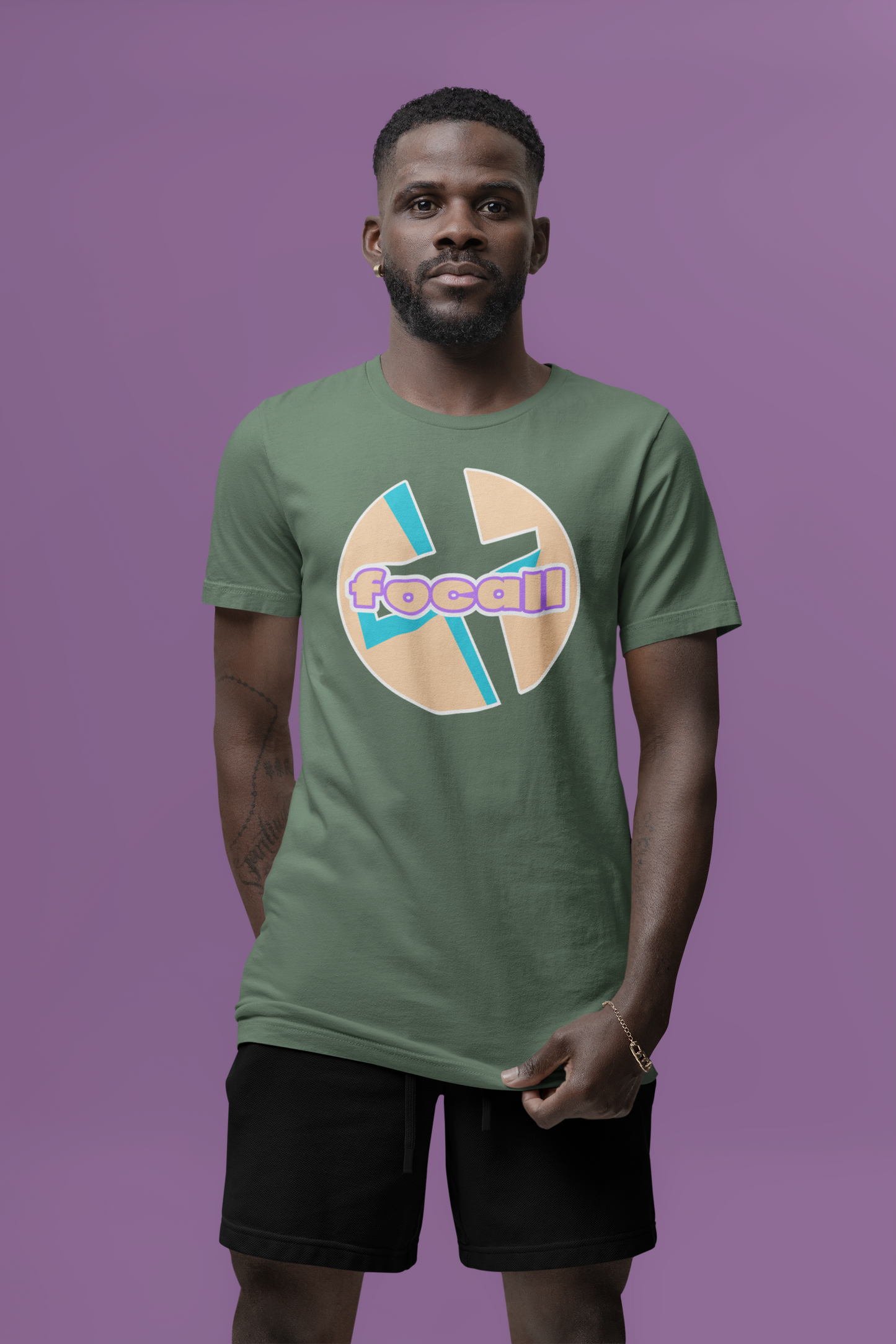 Classic Unisex Crew Neck T-Shirt | Focall Cross