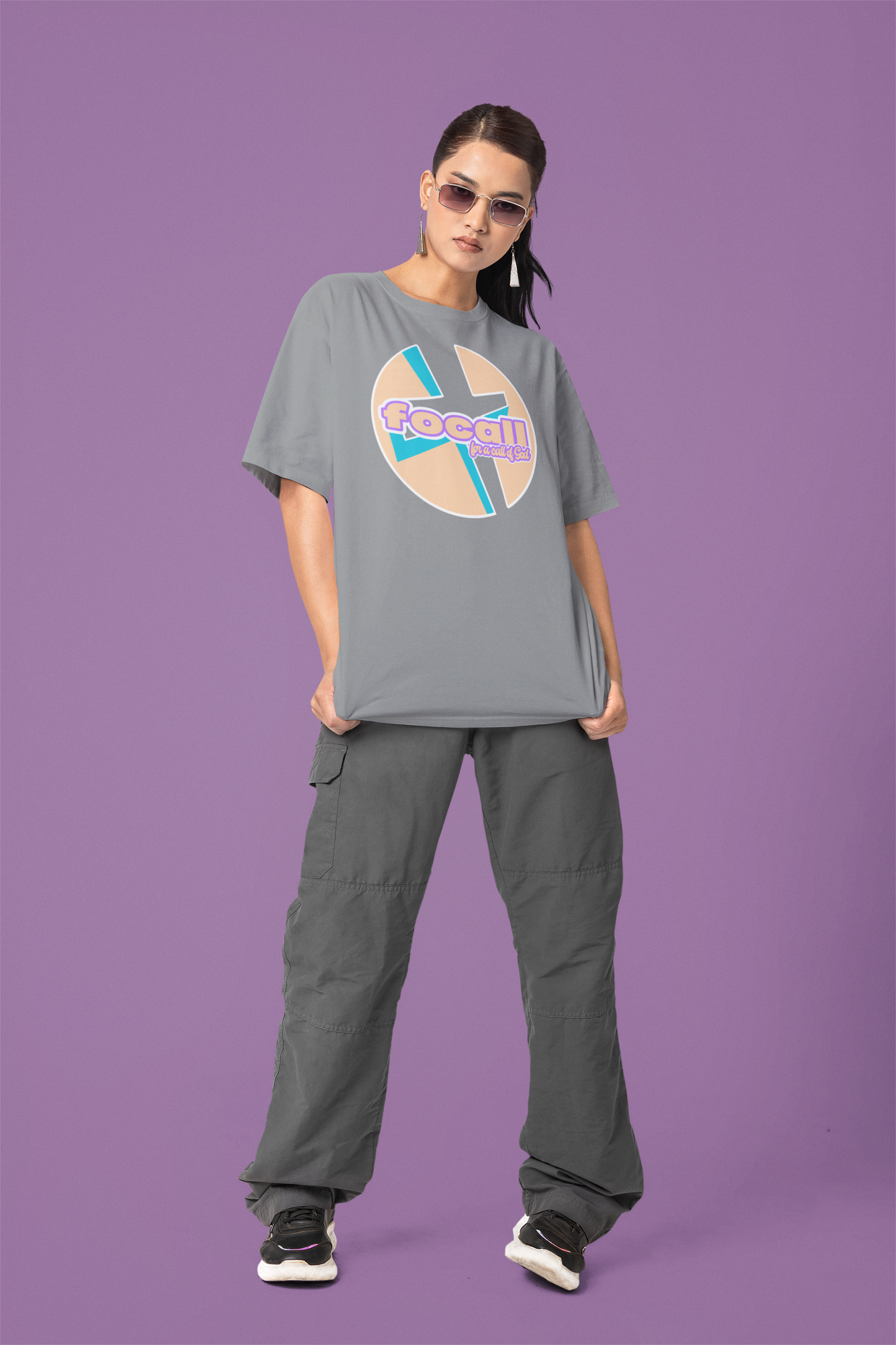 Classic Unisex Crew Neck T-Shirt | Focall Cross - for a call of God