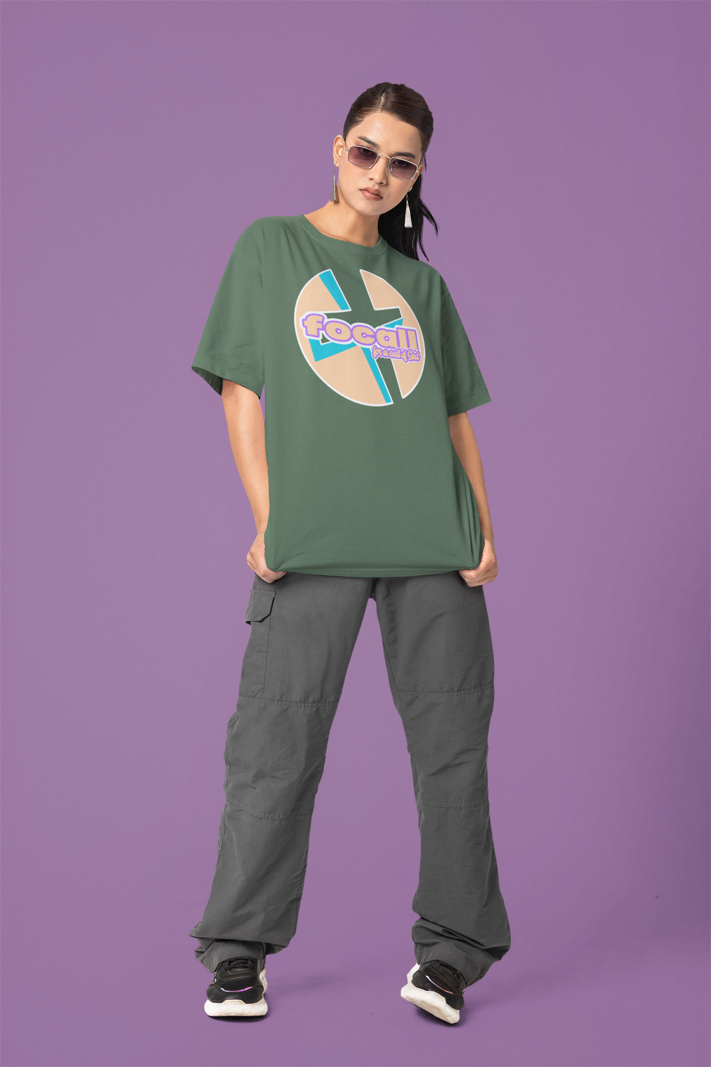 Classic Unisex Crew Neck T-Shirt | Focall Cross - for a call of God