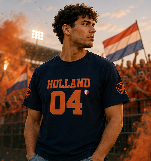 ‘Jesus Is My Goal’- Oranje Ontwerp - Voetbal Nederlands WK-T-shirt  (met gepersonaliseerde naam en nummer)