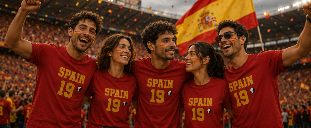 'Jesus Is My Goal' — Red Football Jersey in Spanish Style (WC, personalized)