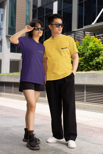 Classic Unisex Crew Neck T-Shirt | Back | John 3:16 - White Letters