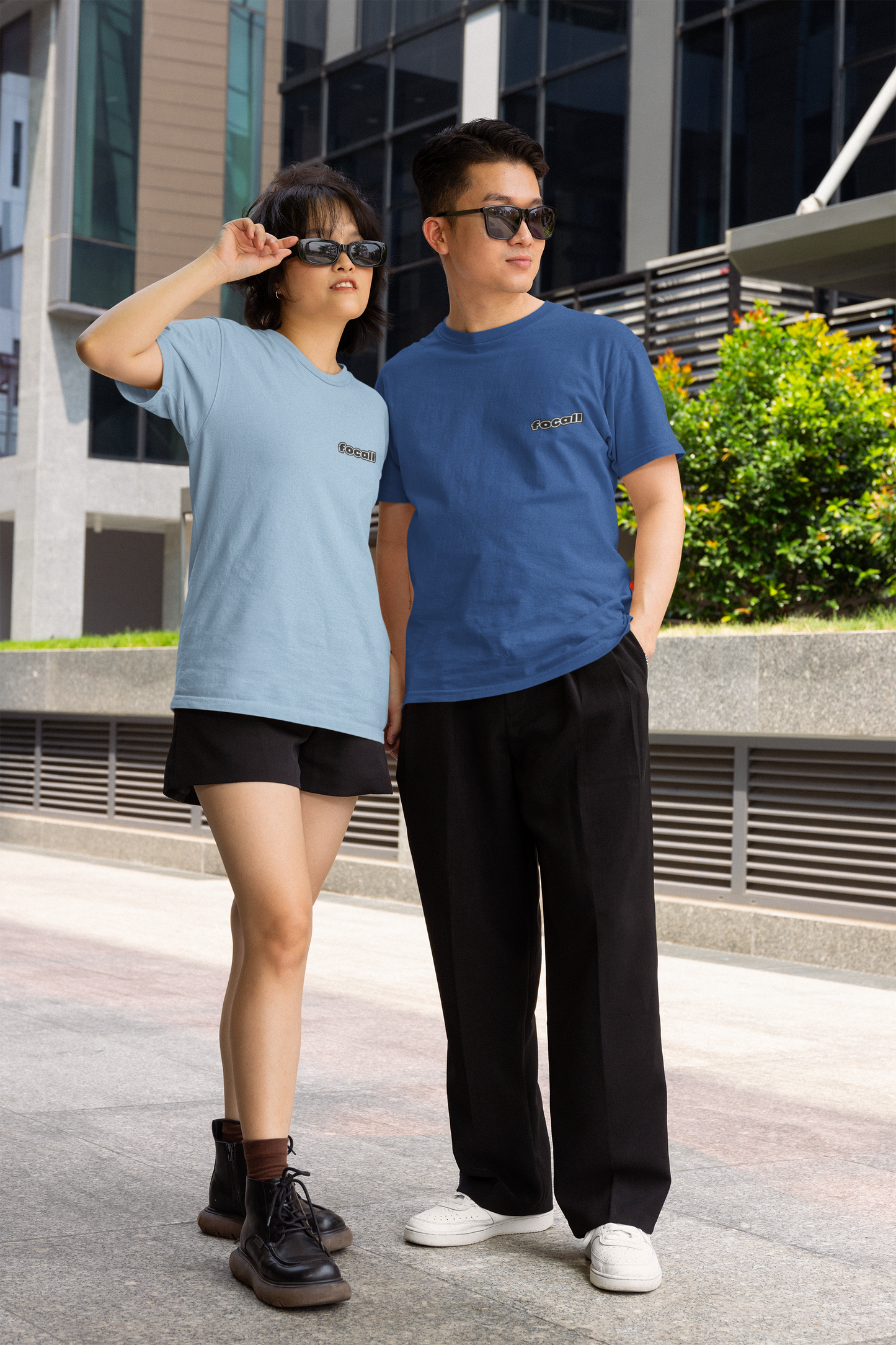 Classic Unisex Crew Neck T-Shirt | Back | John 3:16 - White Letters