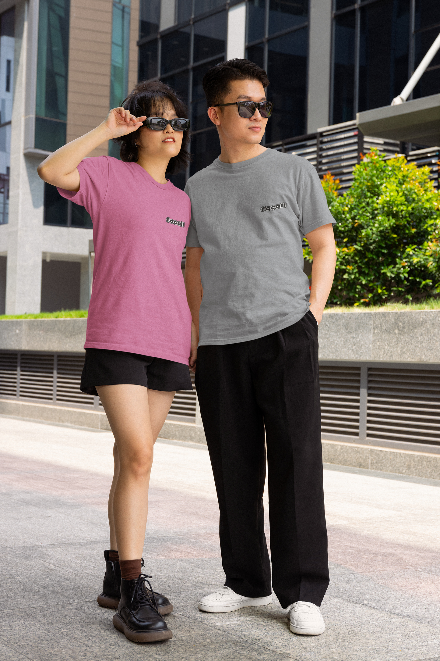 Classic Unisex Crew Neck T-Shirt | Back | John 3:16 - White Letters