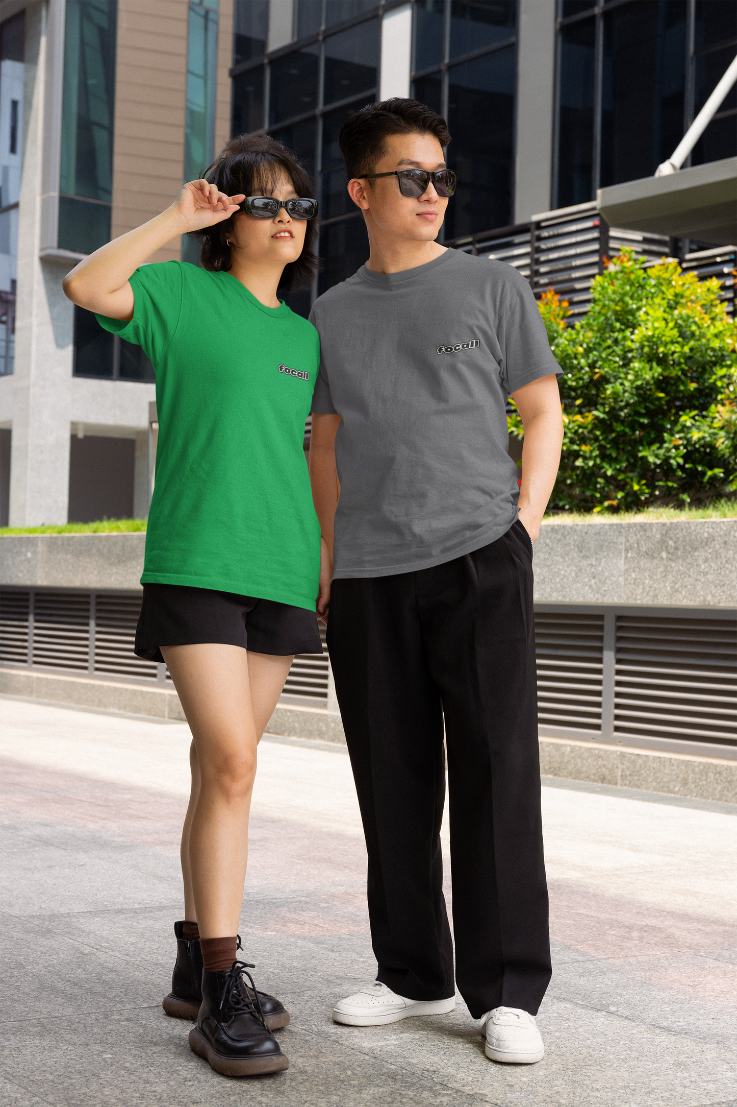 Classic Unisex Crew Neck T-Shirt | Back | John 3:16 - White Letters