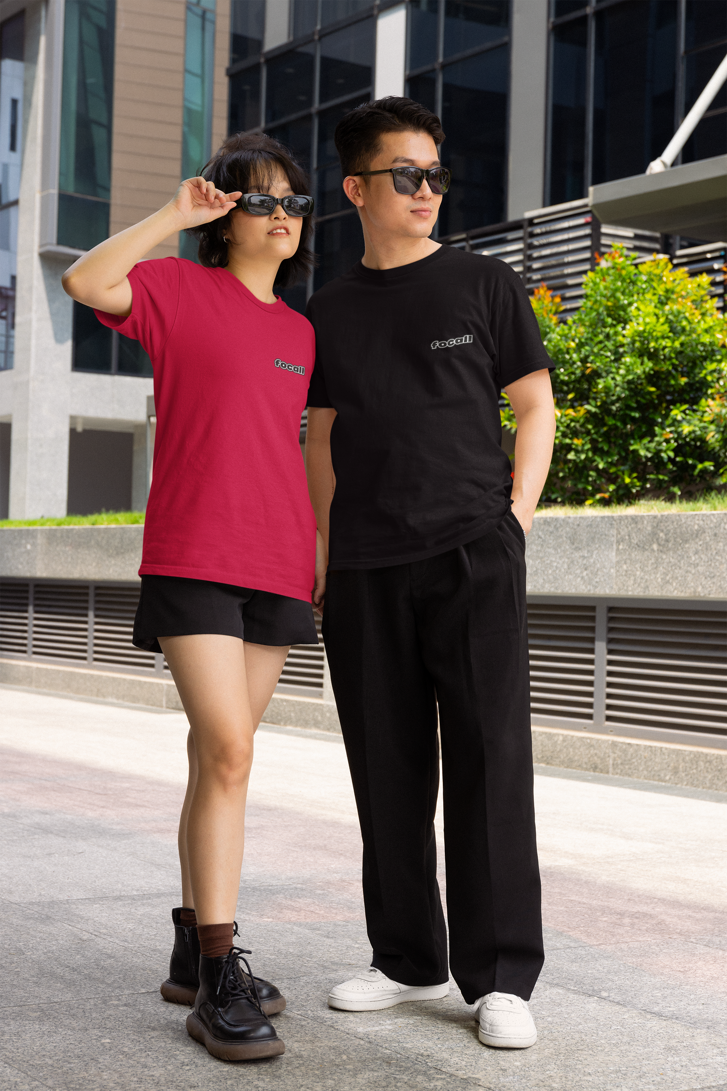 Classic Unisex Crew Neck T-Shirt | Back | John 3:16 - White Letters