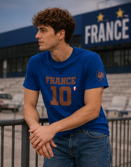 "Only One Savior" World Cup Edition France - Personalized shirt (with your own name and number)