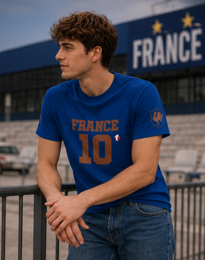 "Only One Savior" World Cup Edition France - Personalized shirt (with your own name and number)