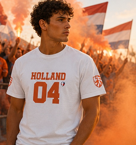 ‘Jesus Is My Goal’- Oranje Ontwerp - Voetbal Nederlands WK-T-shirt  (met gepersonaliseerde naam en nummer)
