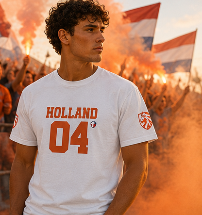 ‘Jesus Is My Goal’- Oranje Ontwerp - Voetbal Nederlands WK-T-shirt  (met gepersonaliseerde naam en nummer)