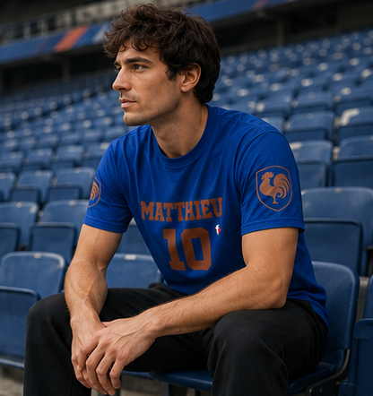 "Only One Savior" World Cup Edition France - Personalized shirt (with your own name and number)