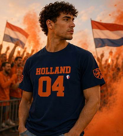 ‘Jesus Is My Goal’- Oranje Ontwerp - Voetbal Nederlands WK-T-shirt  (met gepersonaliseerde naam en nummer)