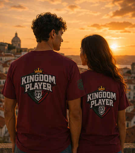 Portugal Kingdom Player World Cup T-shirt - Football shirt with Christian design