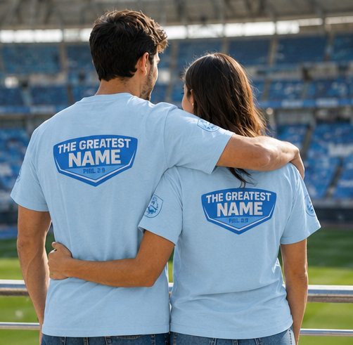 The Greatest Name – Phil. 2:9 | Argentina World Cup Edition | Personalized T-shirt
