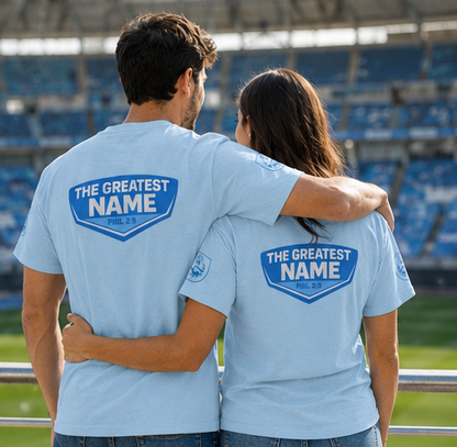 The Greatest Name – Phil. 2:9 | Argentina World Cup Edition | Personalized T-shirt