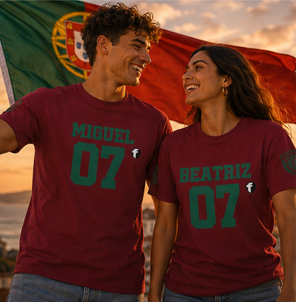 Portugal Kingdom Player World Cup T-shirt - Football shirt with Christian design