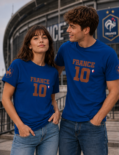 "Only One Savior" World Cup Edition France - Personalized shirt (with your own name and number)