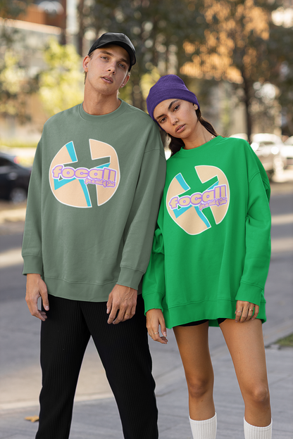 Classic Unisex Crew Neck Sweatshirt | Focall Cross - for a call of God