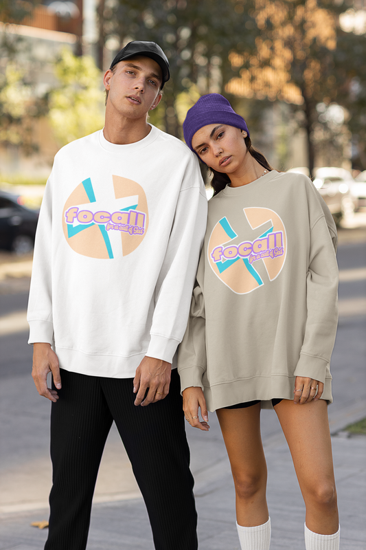 Classic Unisex Crew Neck Sweatshirt | Focall Cross - for a call of God
