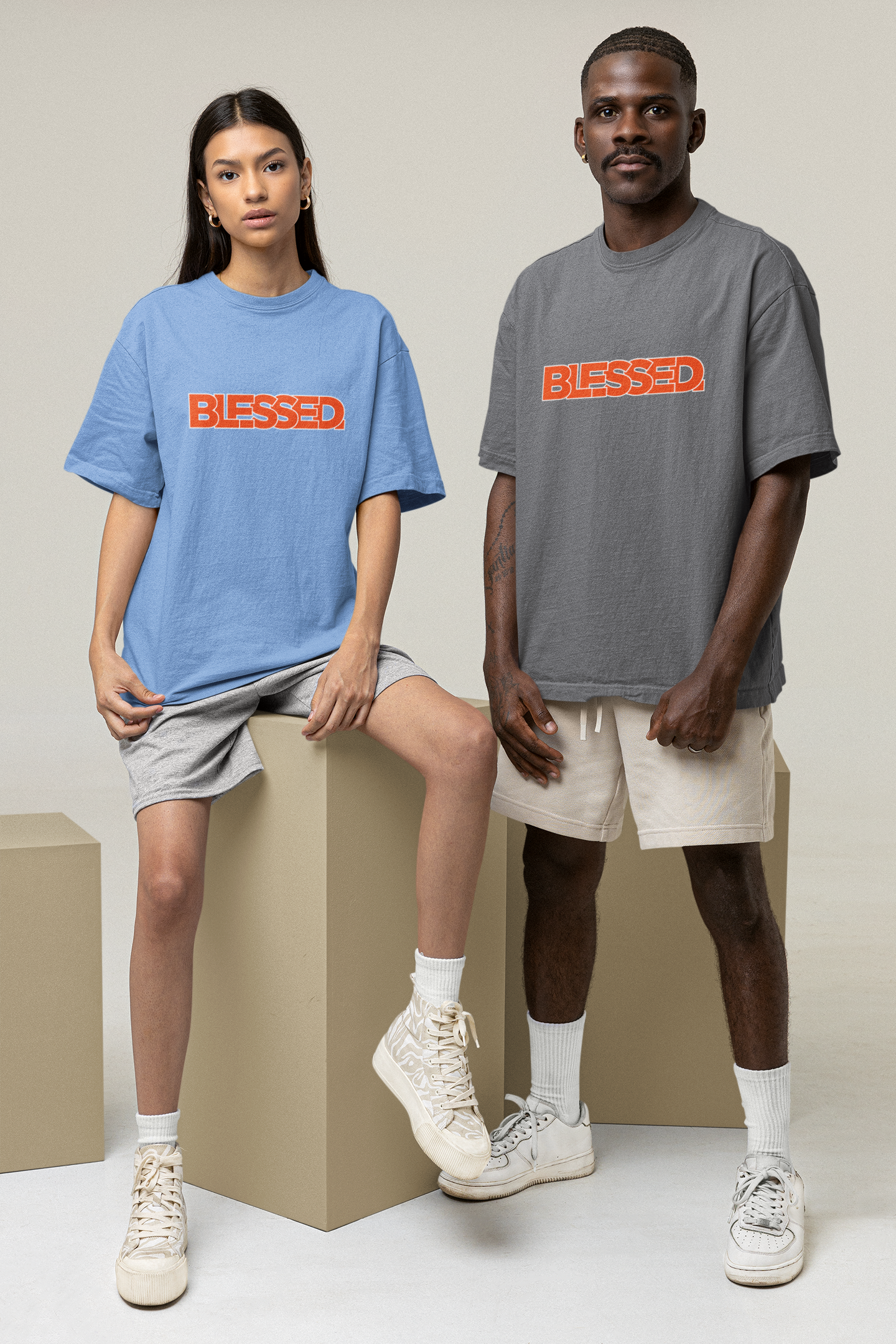 Classic Unisex Crew Neck T-Shirt | Blessed.