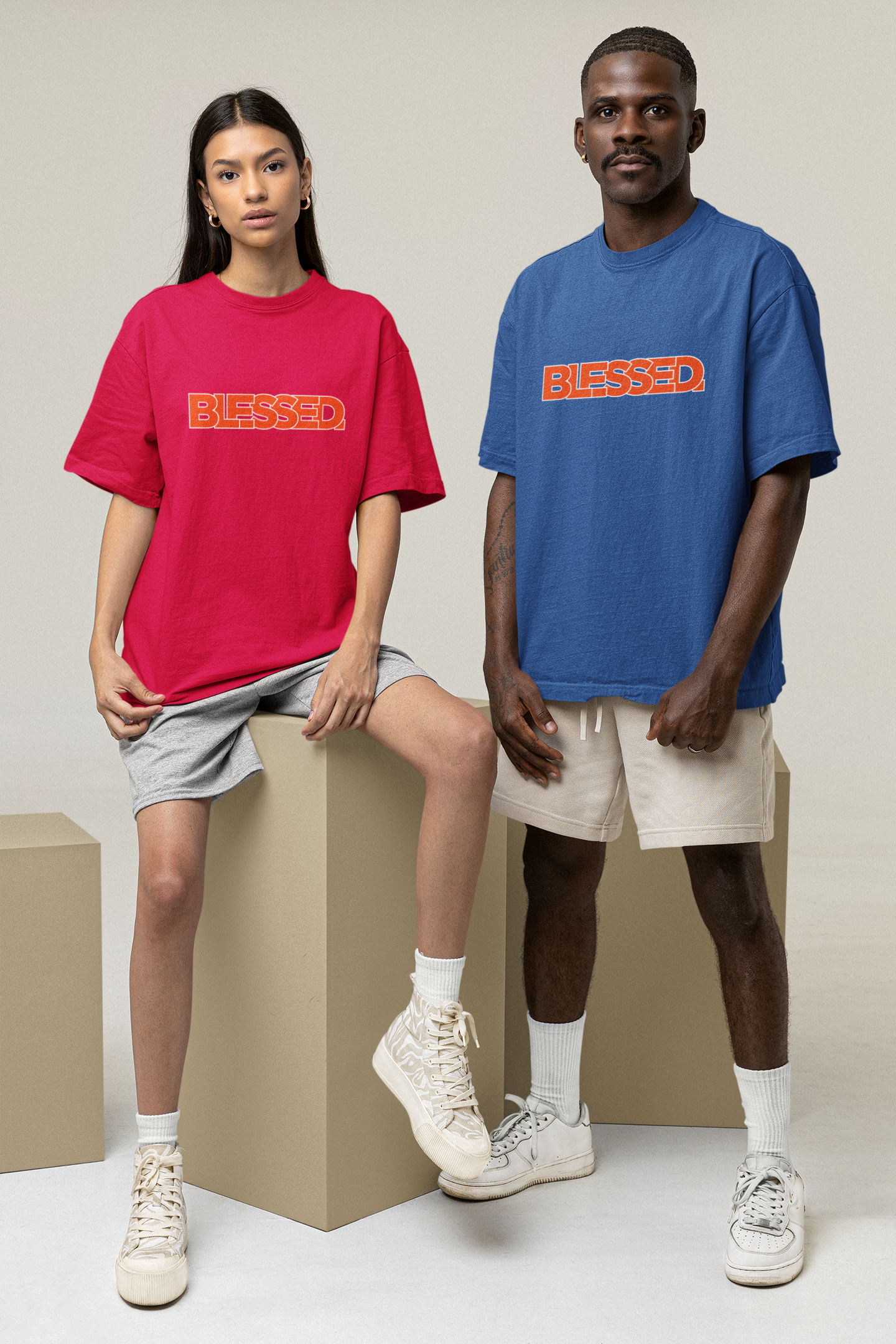 Classic Unisex Crew Neck T-Shirt | Blessed.