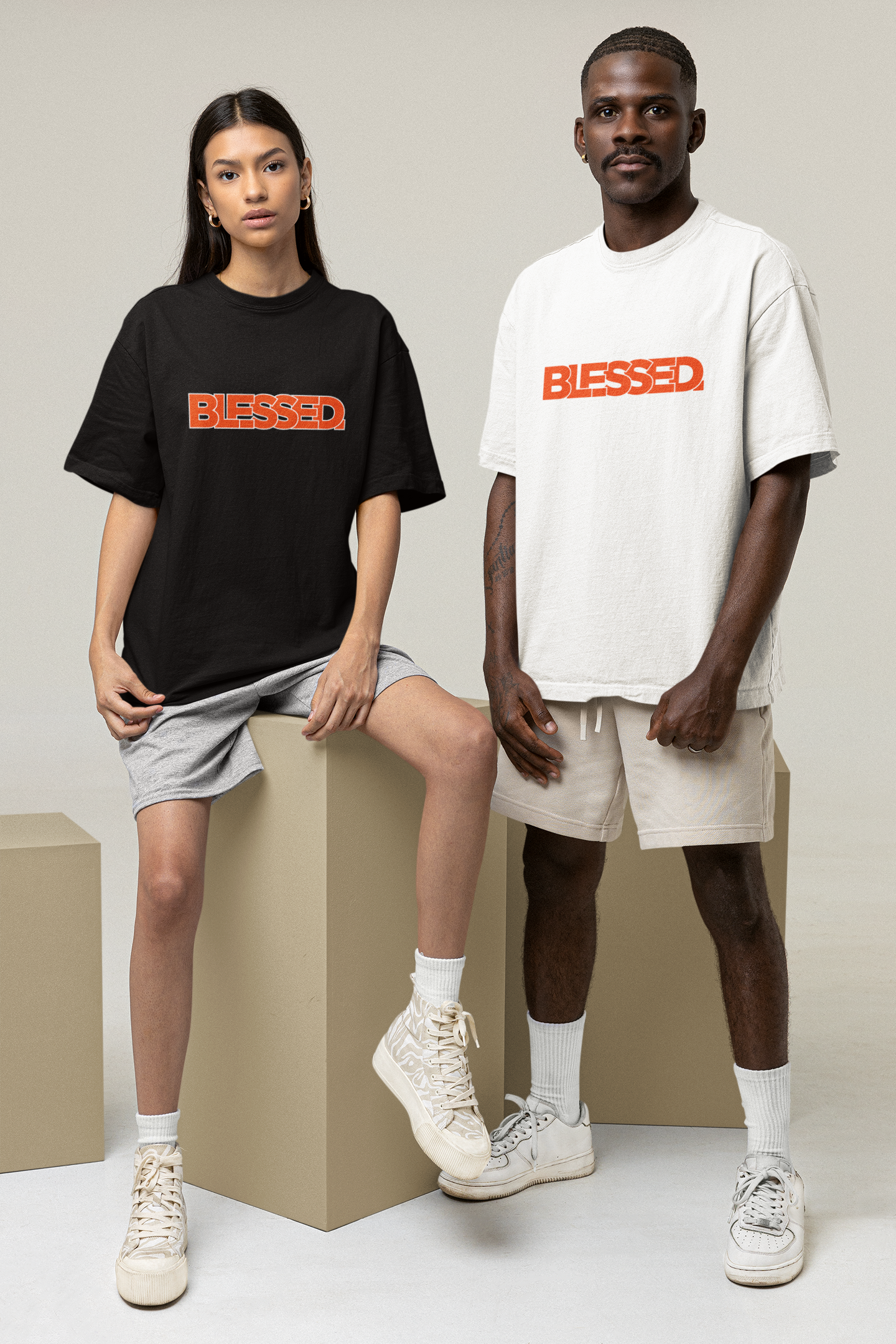Classic Unisex Crew Neck T-Shirt | Blessed.