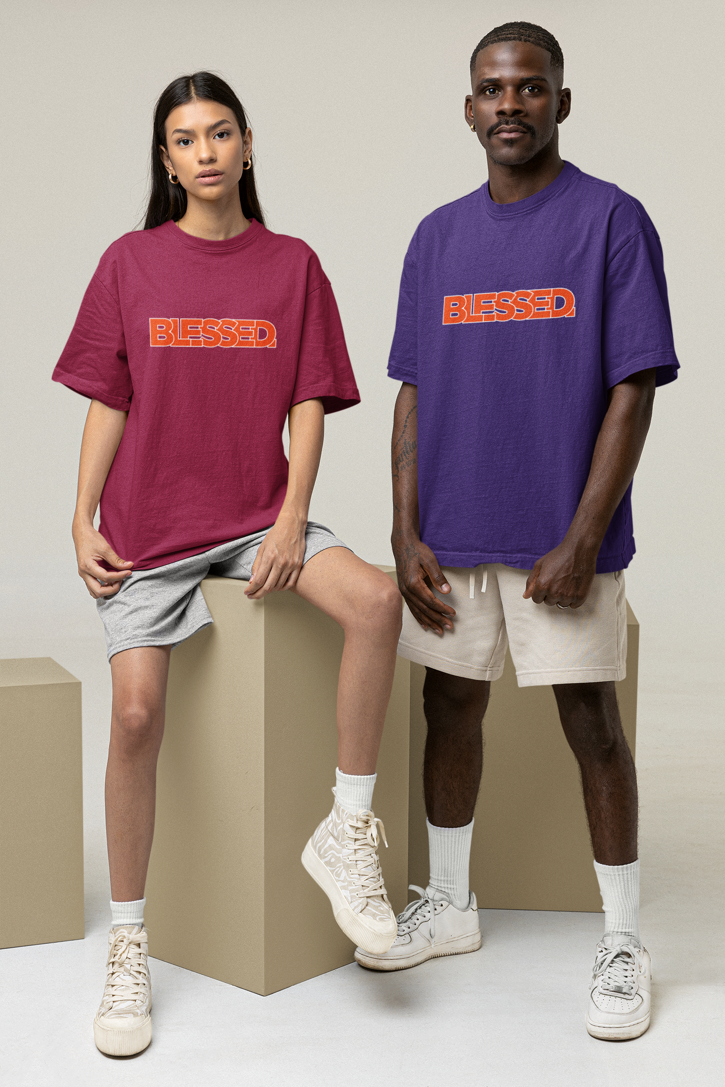 Classic Unisex Crew Neck T-Shirt | Blessed.