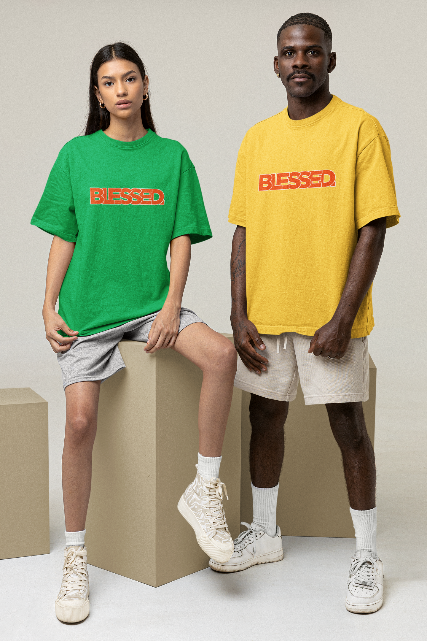 Classic Unisex Crew Neck T-Shirt | Blessed.