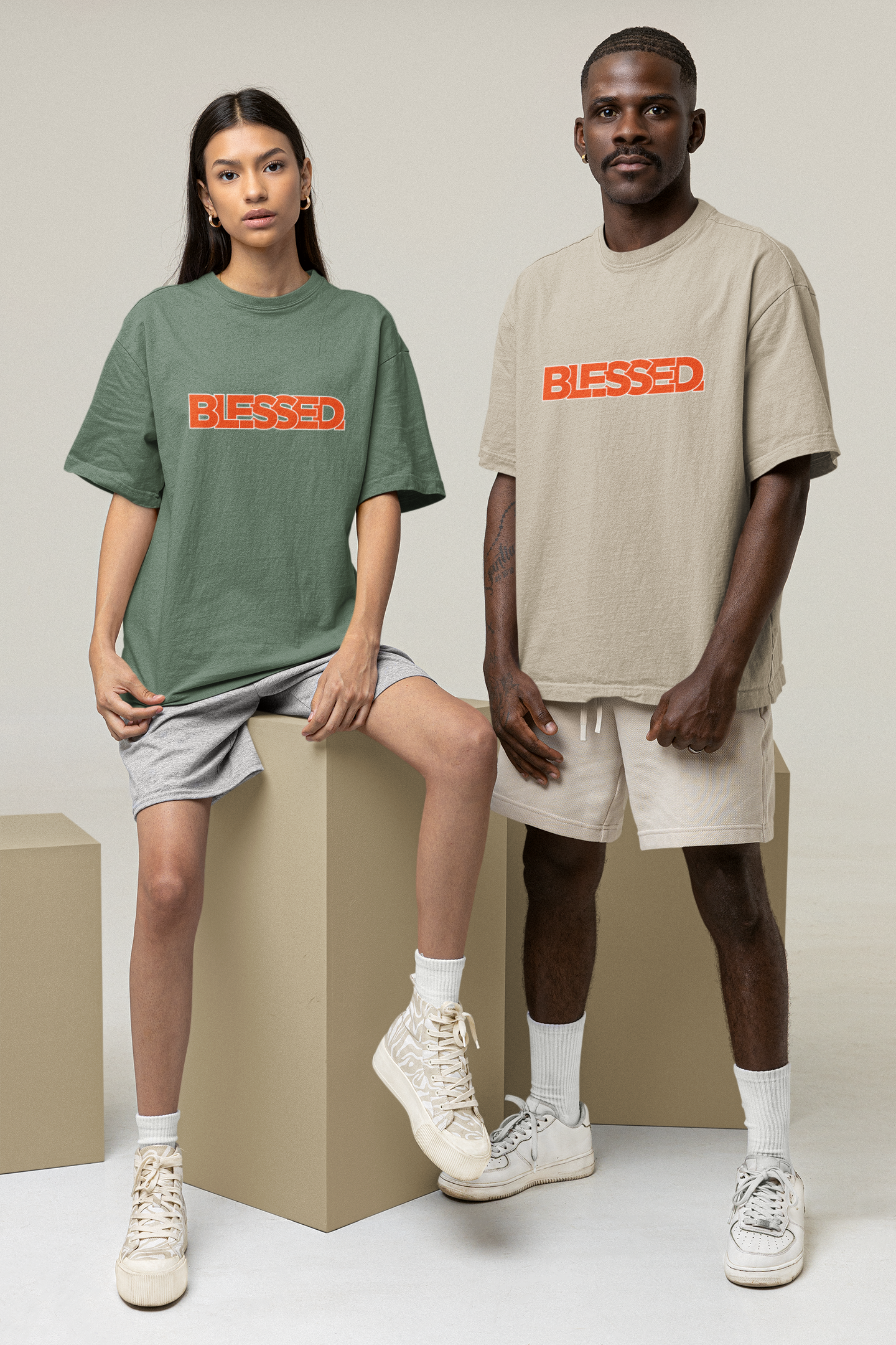 Classic Unisex Crew Neck T-Shirt | Blessed.