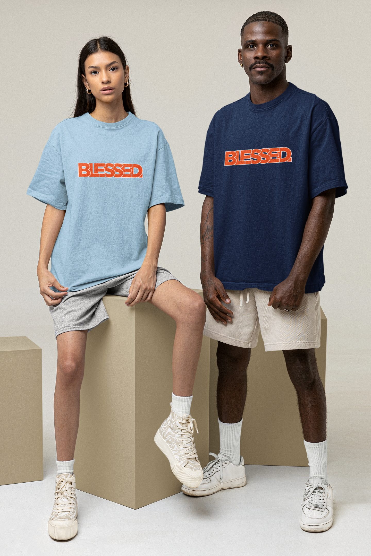 Classic Unisex Crew Neck T-Shirt | Blessed.